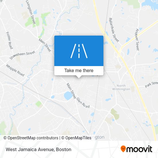 Mapa de West Jamaica Avenue