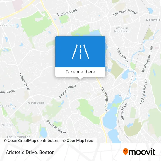 Aristotle Drive map