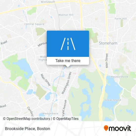 Brookside Place map