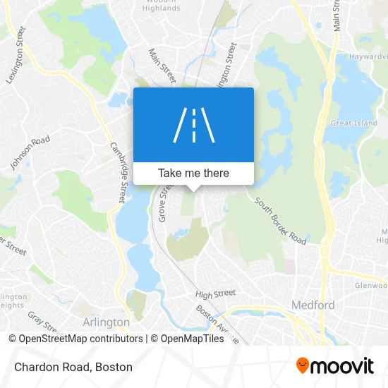 Chardon Road map