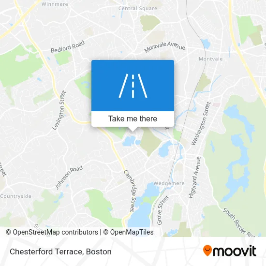 Chesterford Terrace map