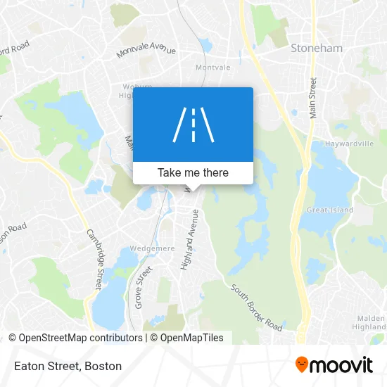 Eaton Street map