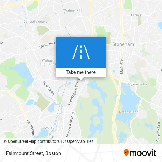 Fairmount Street map