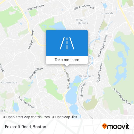 Mapa de Foxcroft Road