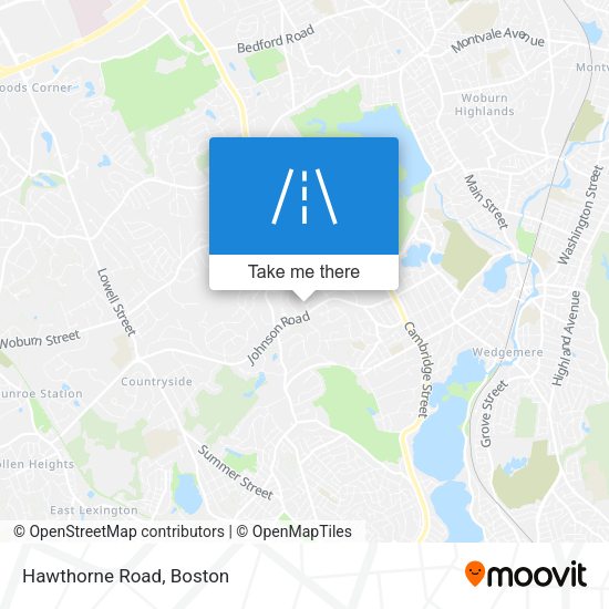 Mapa de Hawthorne Road