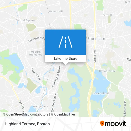 Highland Terrace map
