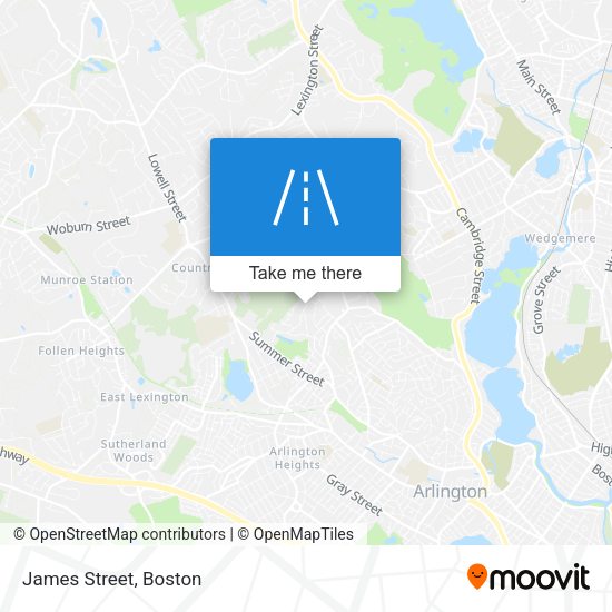 Mapa de James Street