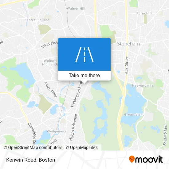Kenwin Road map