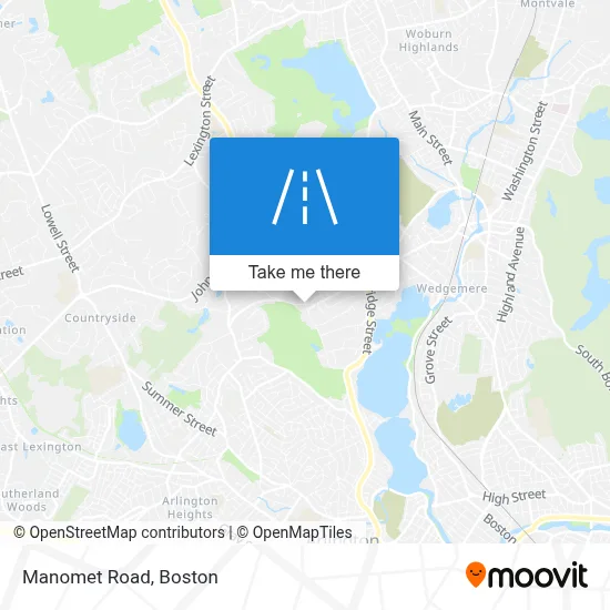 Manomet Road map