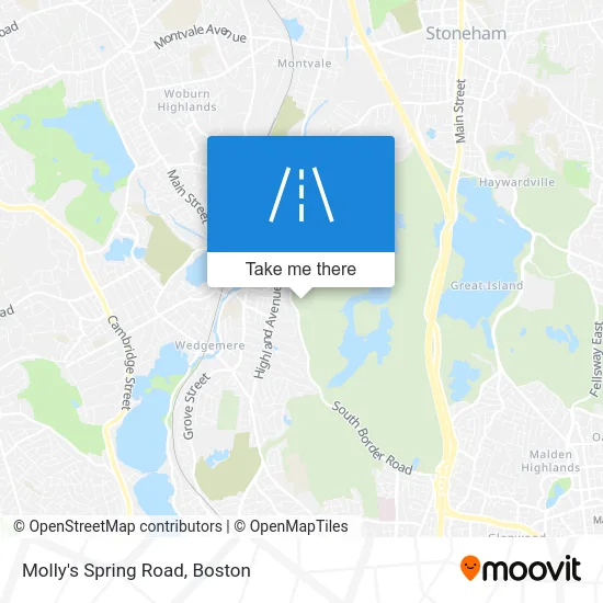 Molly's Spring Road map