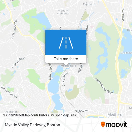 Mystic Valley Parkway map