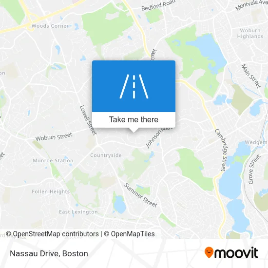 Nassau Drive map