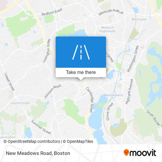 New Meadows Road map