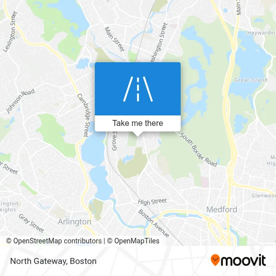 North Gateway map