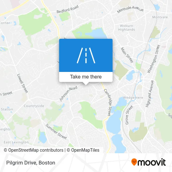 Pilgrim Drive map