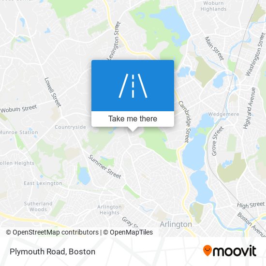 Mapa de Plymouth Road