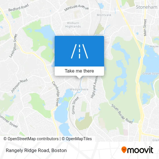 Rangely Ridge Road map