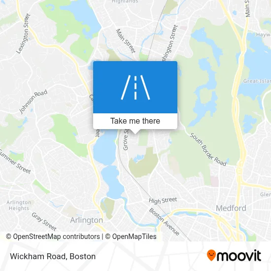 Wickham Road map