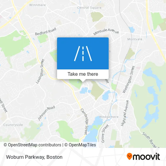 Woburn Parkway map