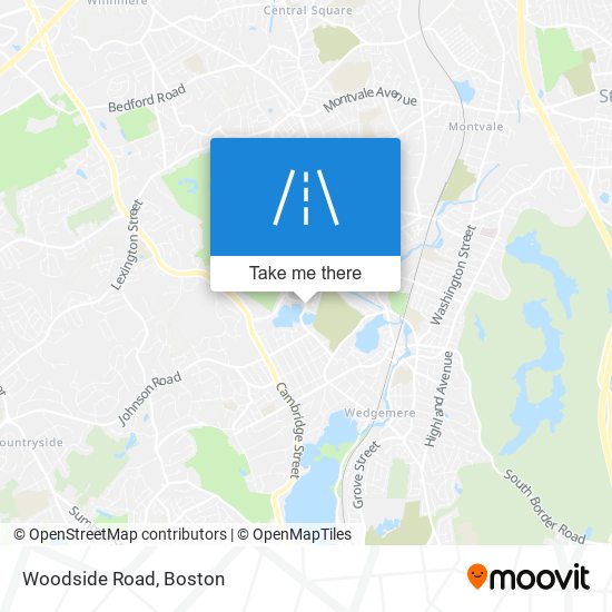 Woodside Road map