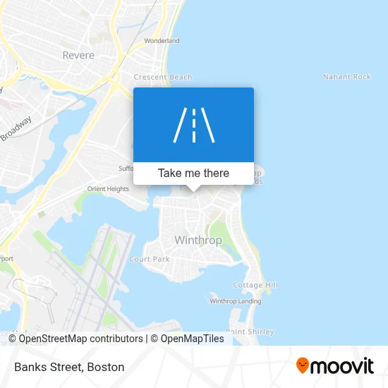Banks Street map