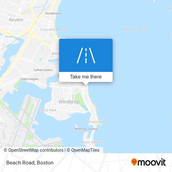 Beach Road map