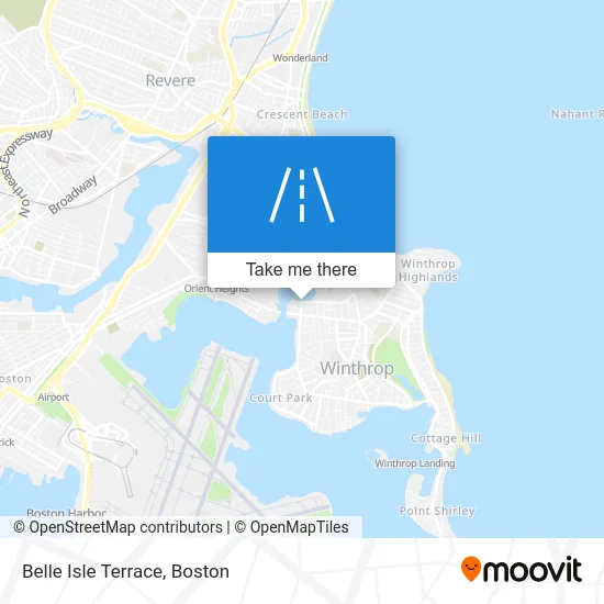 Belle Isle Terrace map