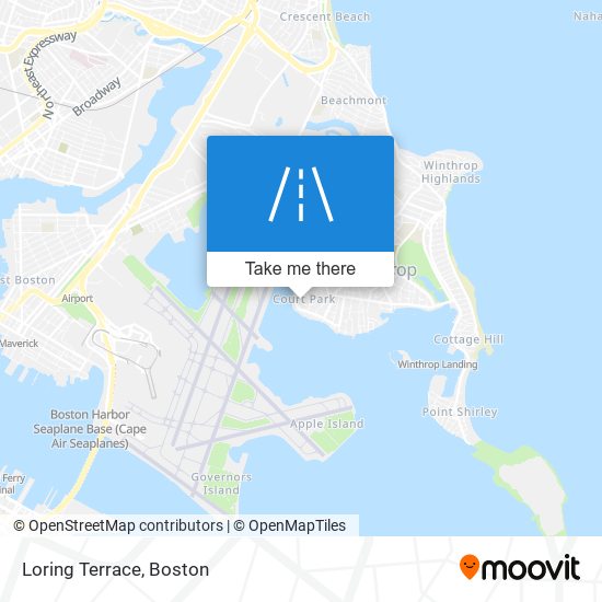 Loring Terrace map