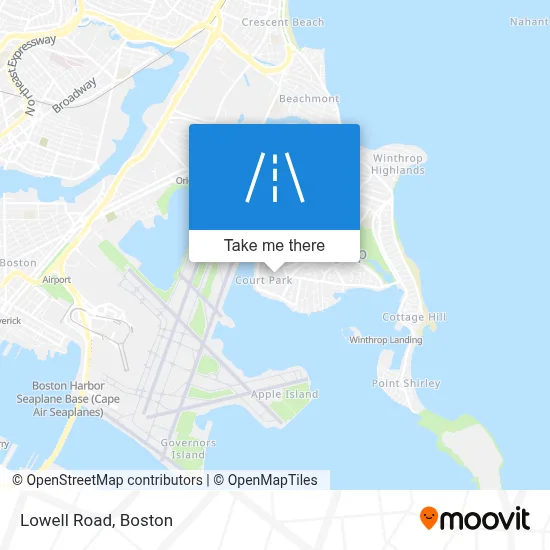 Lowell Road map