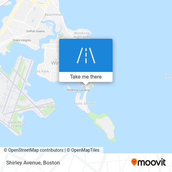 Mapa de Shirley Avenue