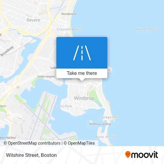 Wilshire Street map