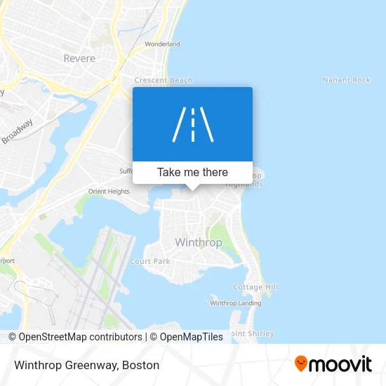 Winthrop Greenway map