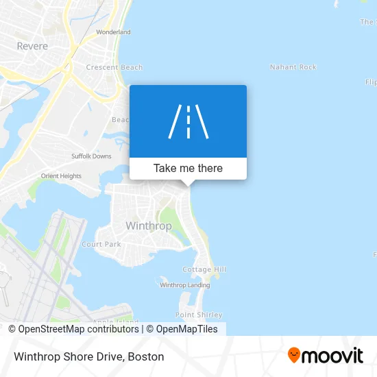 Winthrop Shore Drive map