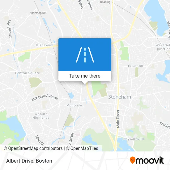 Albert Drive map