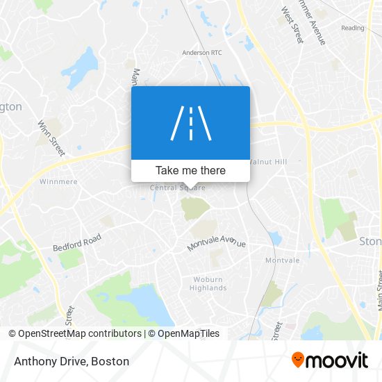 Anthony Drive map