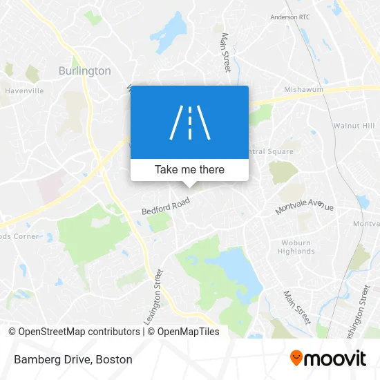 Bamberg Drive map