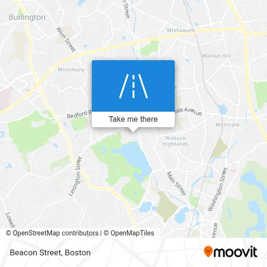 Beacon Street map