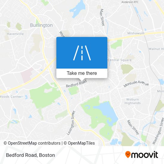 Mapa de Bedford Road