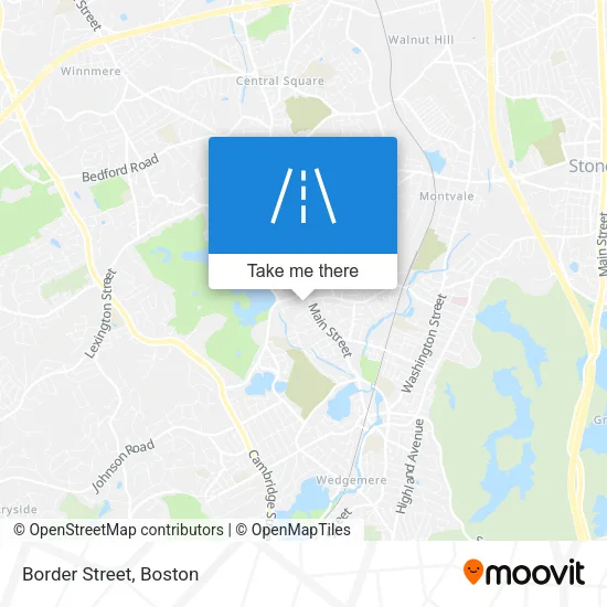 Border Street map