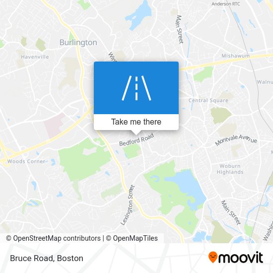 Mapa de Bruce Road