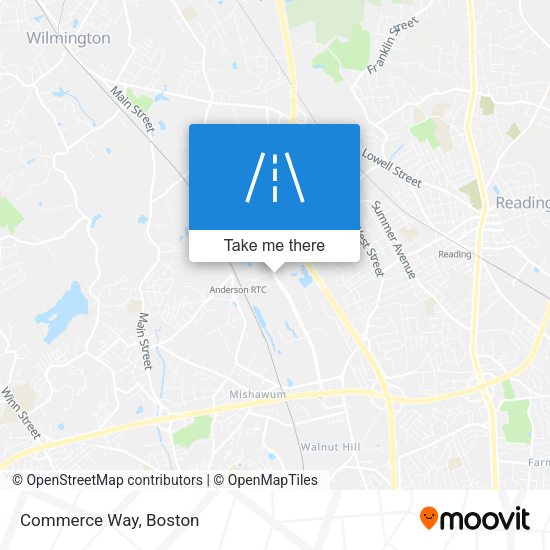 Mapa de Commerce Way