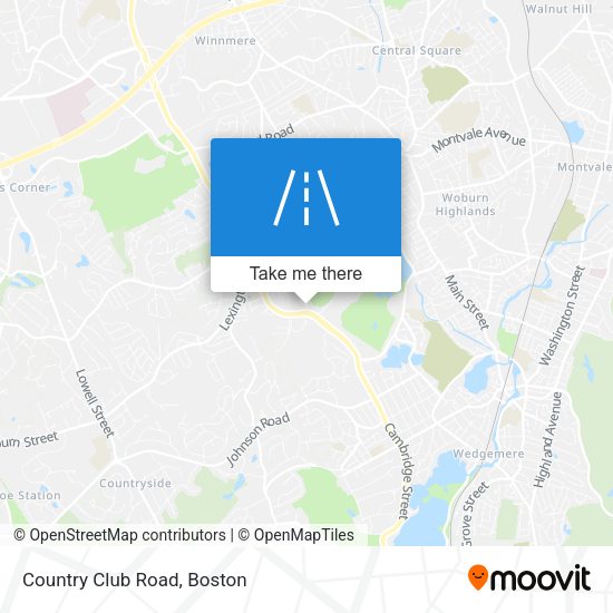 Mapa de Country Club Road