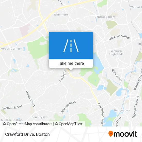 Crawford Drive map