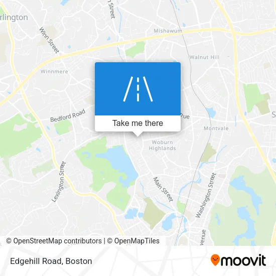 Edgehill Road map