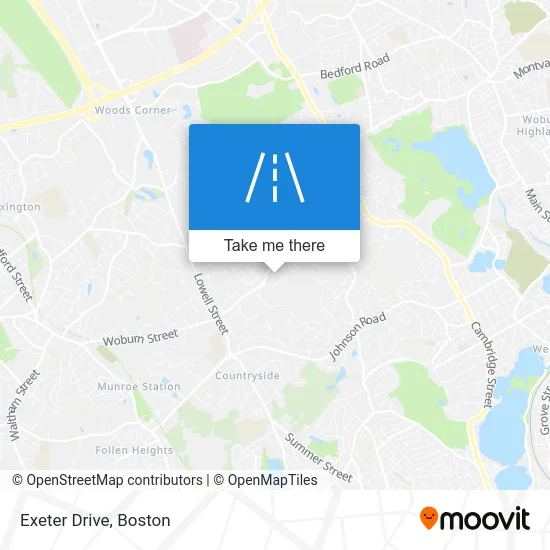 Exeter Drive map