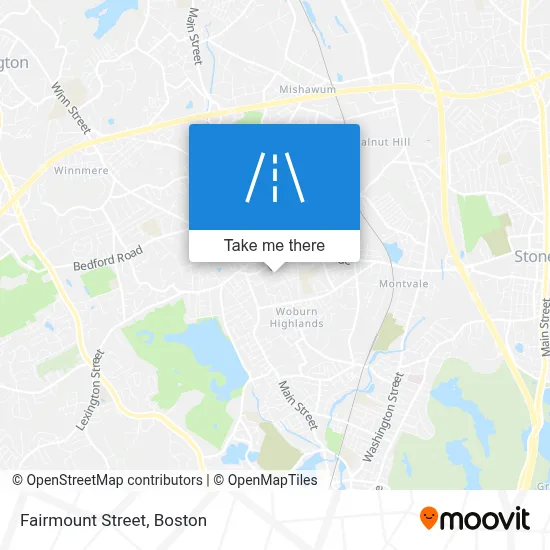 Fairmount Street map