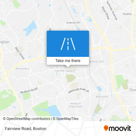 Fairview Road map