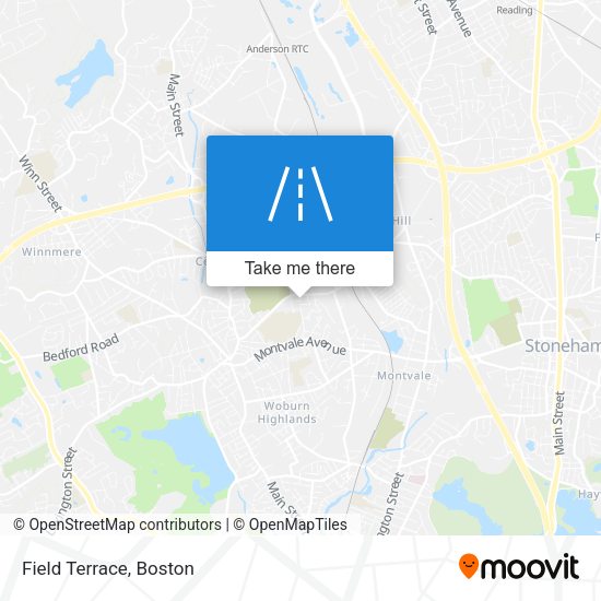 Field Terrace map