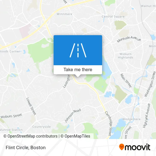 Flint Circle map