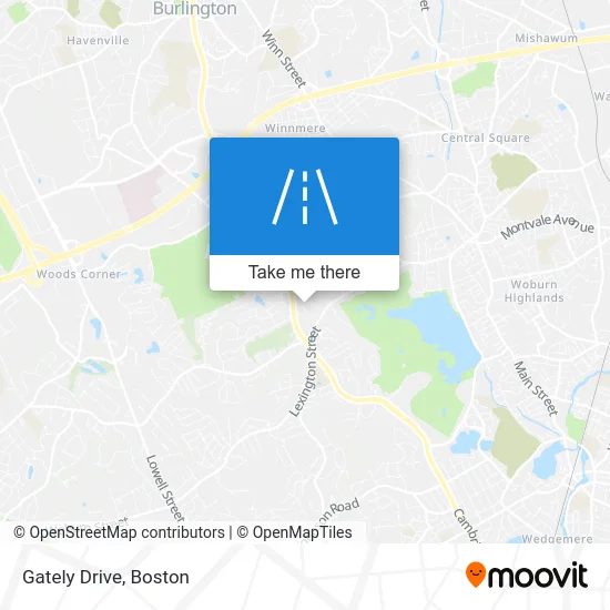 Gately Drive map